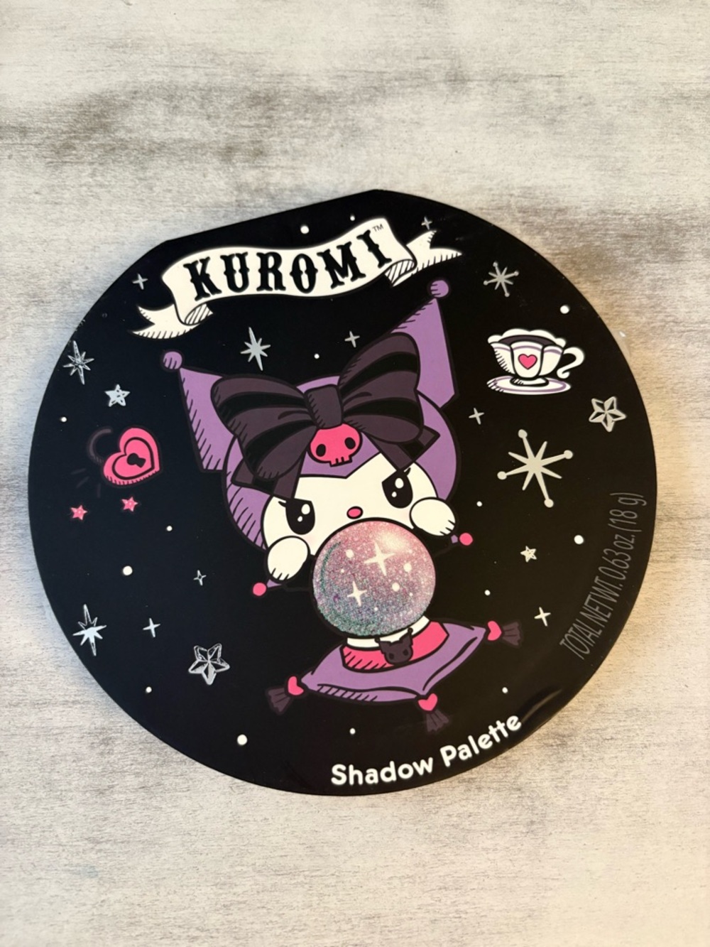 Sanrio Kuromi Black Pink Purple Eyeshadow Palette